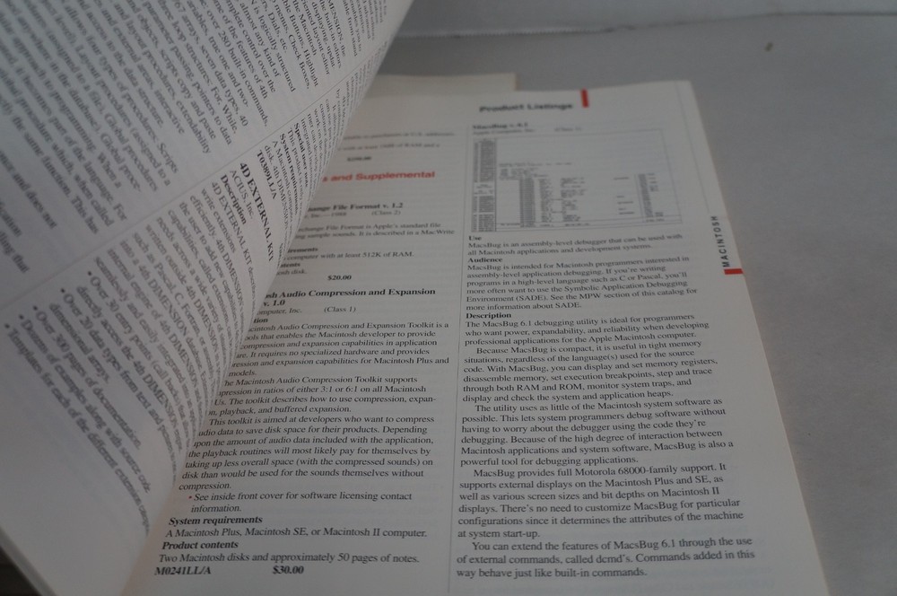 lot of 10 Vintage Apple APDAlog Catalogs For Programmers & Developers APDA Log
