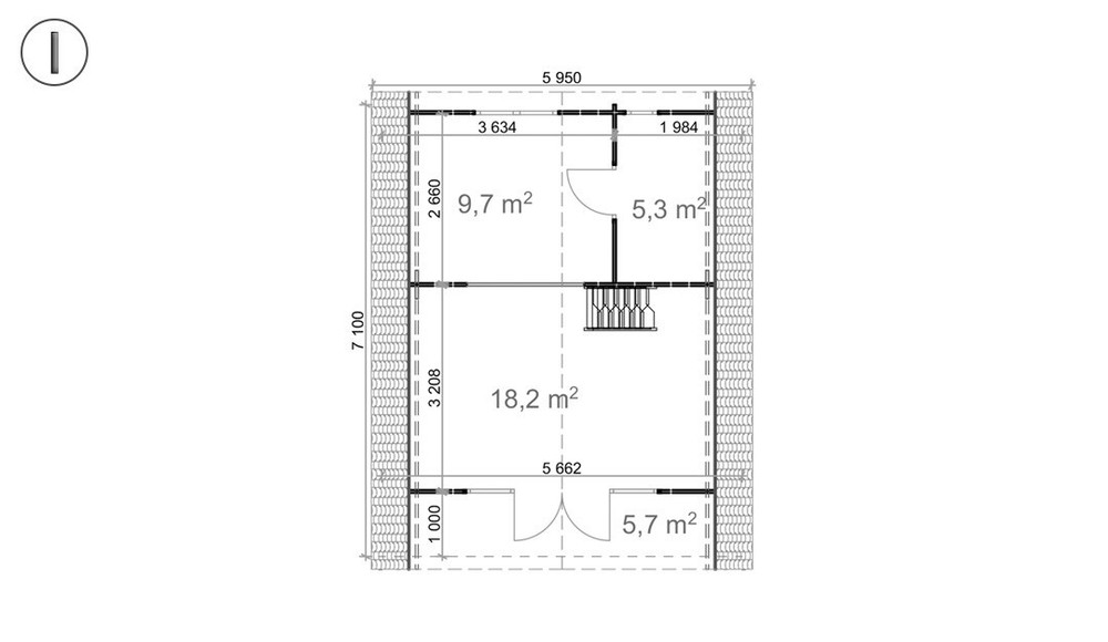 A-Frame Moose 19 ft. x 23 ft. A frame building
