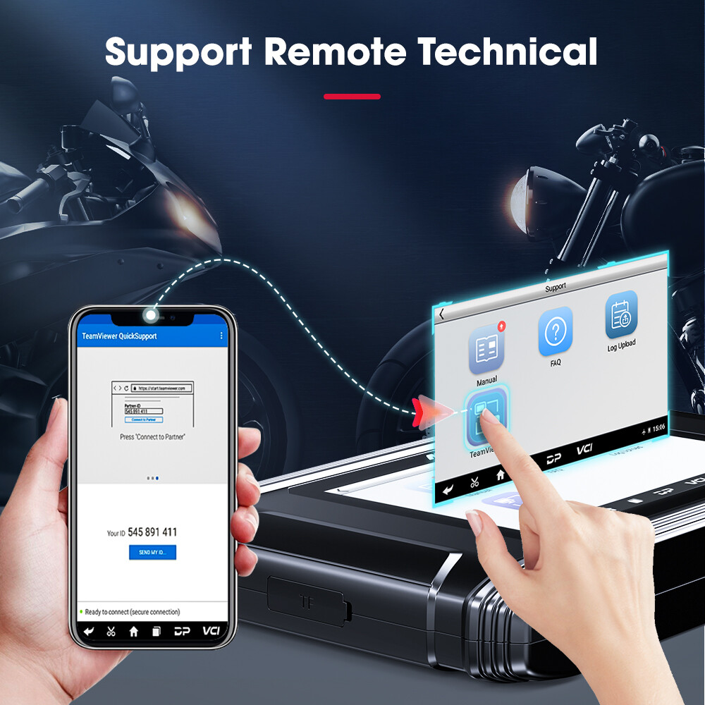 ANCEL MT510 All Systems Motorcycle Diagnostic Tool Fit For BMW OBD2 Code Reader