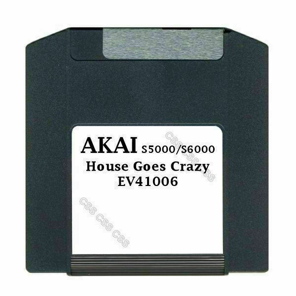 Akai S5000 / S6000 100MB Zip Disk House Goes Crazy EV41006