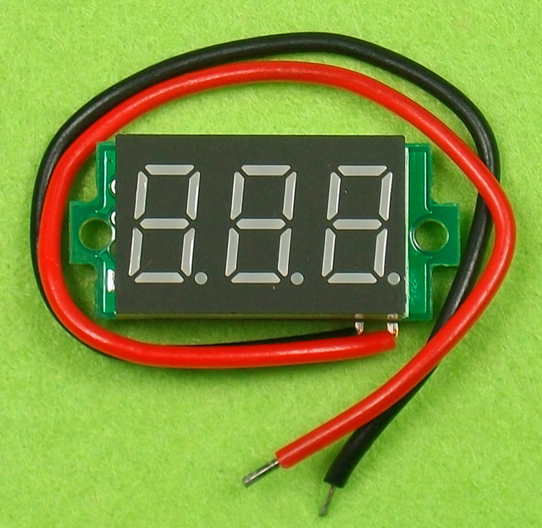 DC 3.2-30V Red LED digital display Voltage Panel Meter Voltmeter
