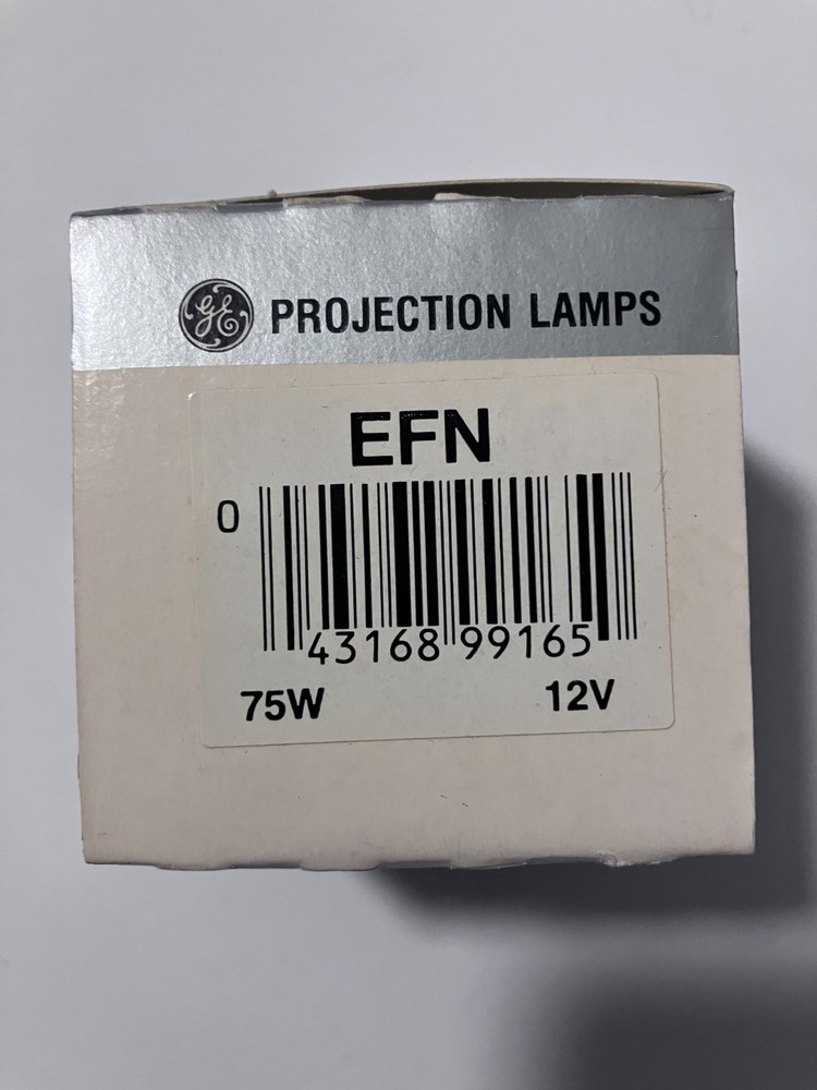 GE Projection Lamp EFN 75W ,12v , Multi-Mirror replacement
