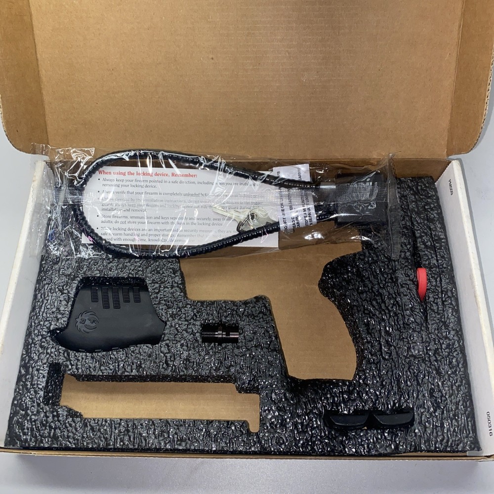 Ruger Gun Lock, Instruction Manual & Box With Misc Pieces