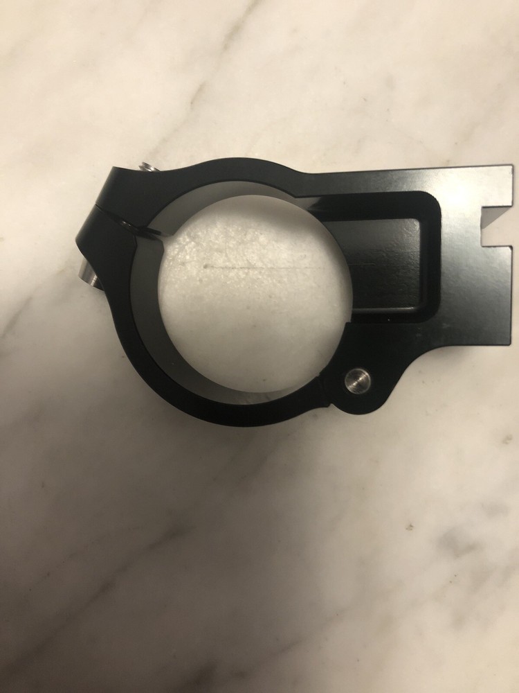 New 9:ZERO:7 Front Derailleur Adapter -- 34.9mm -- Black