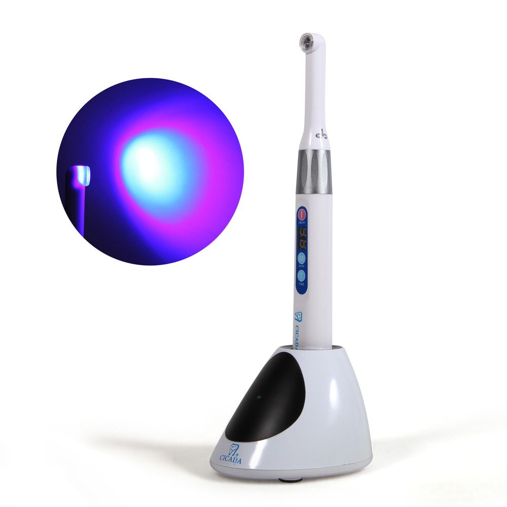 Dental iLED light curing lamp 1 second cure light cordless wireless 2300 mW/c㎡