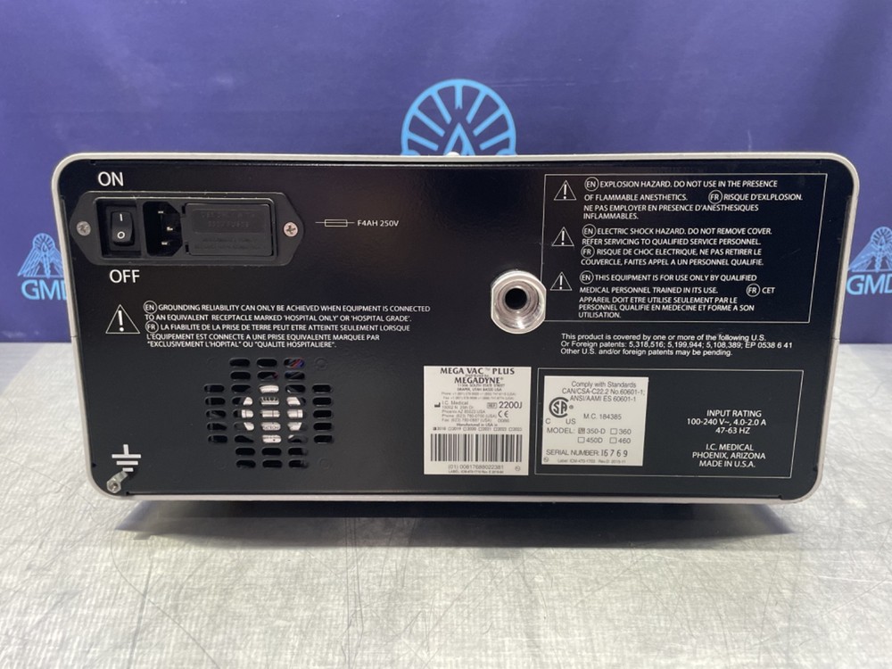 MEGADYNE Mega Vac Plus 350-D Smoke Evacuator