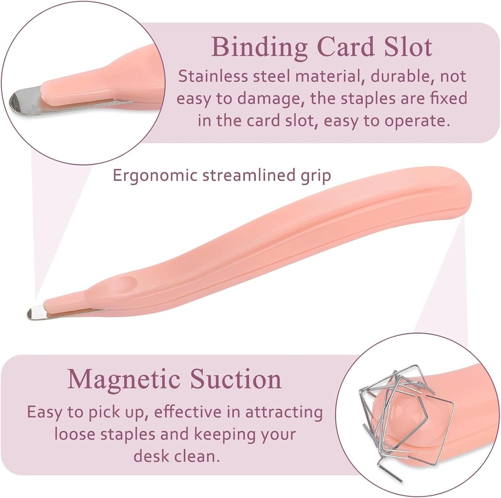 Magnetic Tip Staple Puller Remover Professional Heavy Duty Stapler Remover Tool