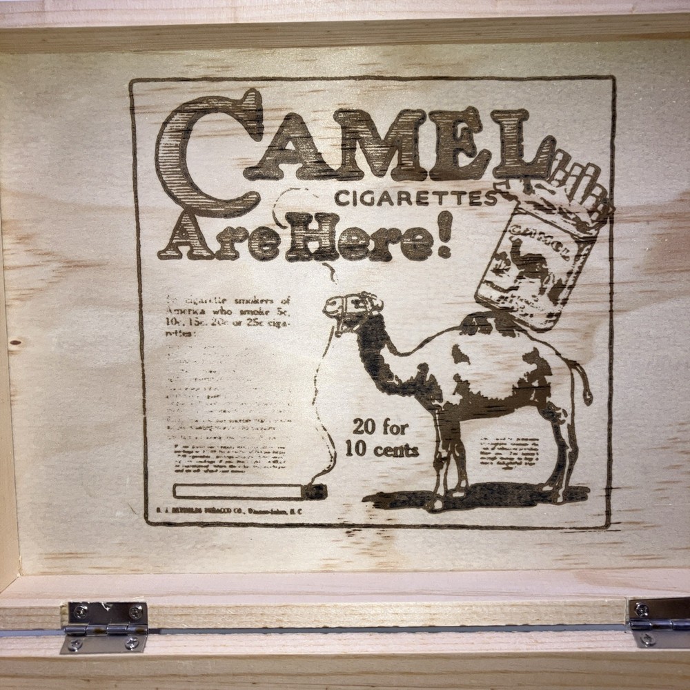Custom Camel Wood Box
