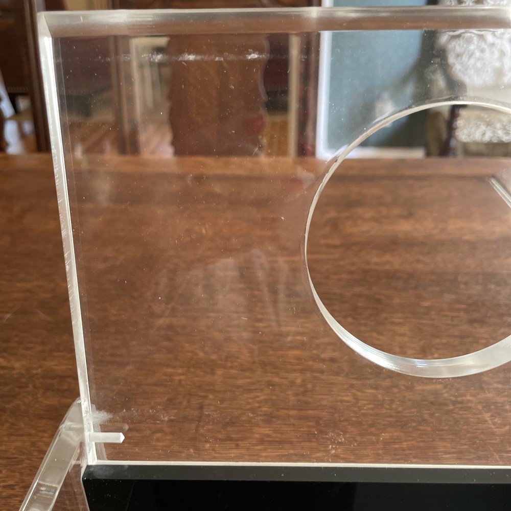 Vintage MCM Lucite Tissue Box