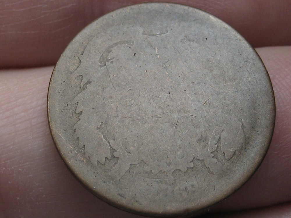 1868 Two 2 Cent Piece- Lowball, Heavily Worn, PO1 Candidate?