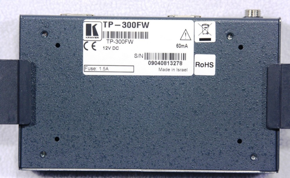Kramer Tools FireWire Range Extender TP-300FW +Mounting Brackets*NO Power Supply