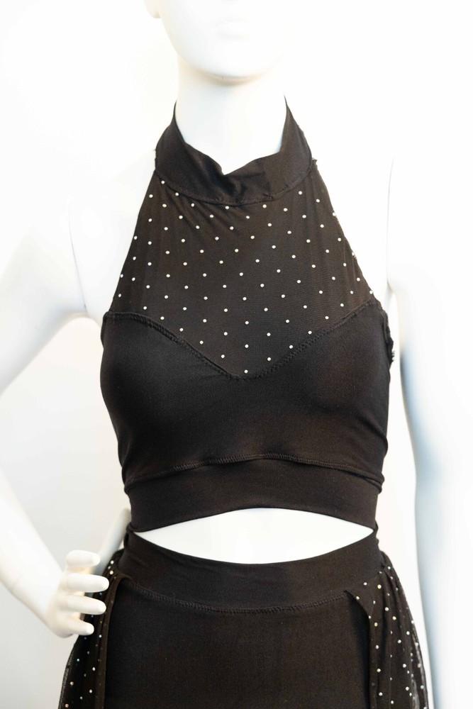 Custom Dance Competition Costume Size AS Black