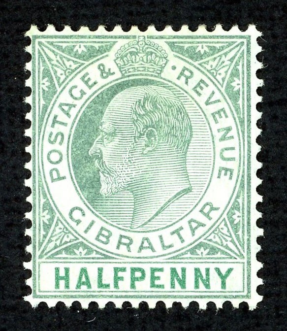Stamp Gibraltar, Scott # 49 Mint HR