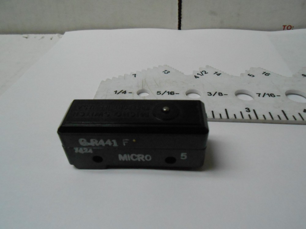 GR441 MICROSWITCH 460AC/250DC 1 POLE SINGLE/NORMALLY OPEN/MONENTARY NOS