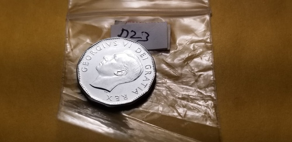 Canada-1952-High Grade Five Cent Coin-iD-G-388