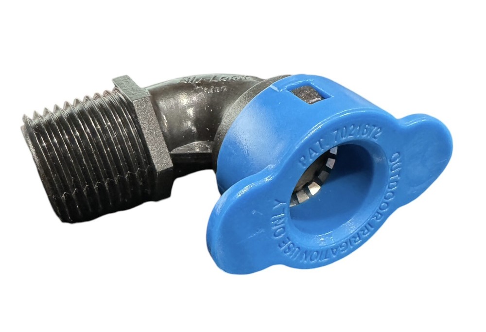 5 - Pack | Orbit Blu-Lock Heavy-Duty Plastic Elbow 1/2" x 1/2" MPT inch Push Con