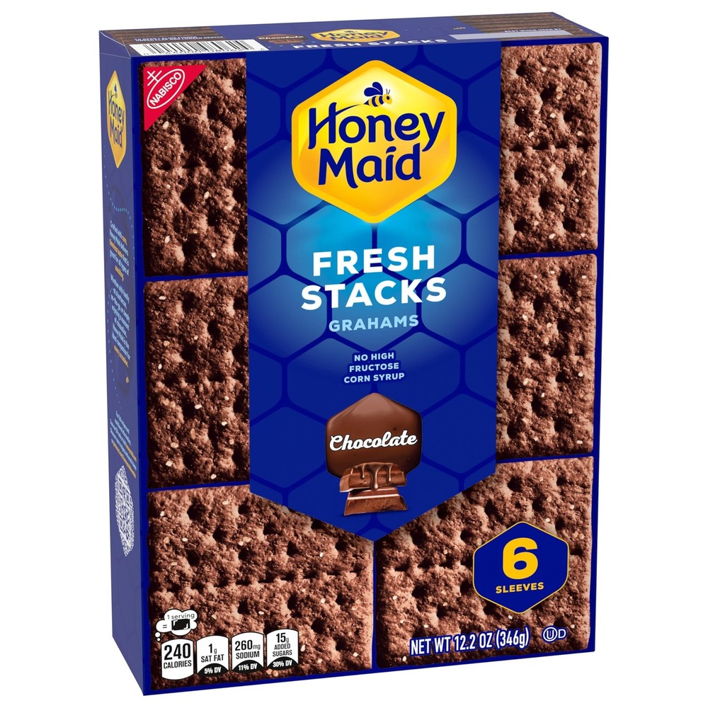 Chocolate Graham Crackers Bulk Snack Packs 6 Boxes 36 Packs