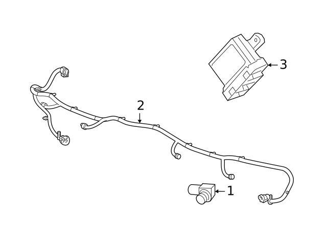 Genuine GM Parking Assist Control Module 84761800