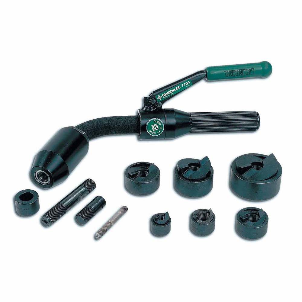 Greenlee 7706SB Standard Quick Draw Flex Driver Kit Hydraulic Punch Set