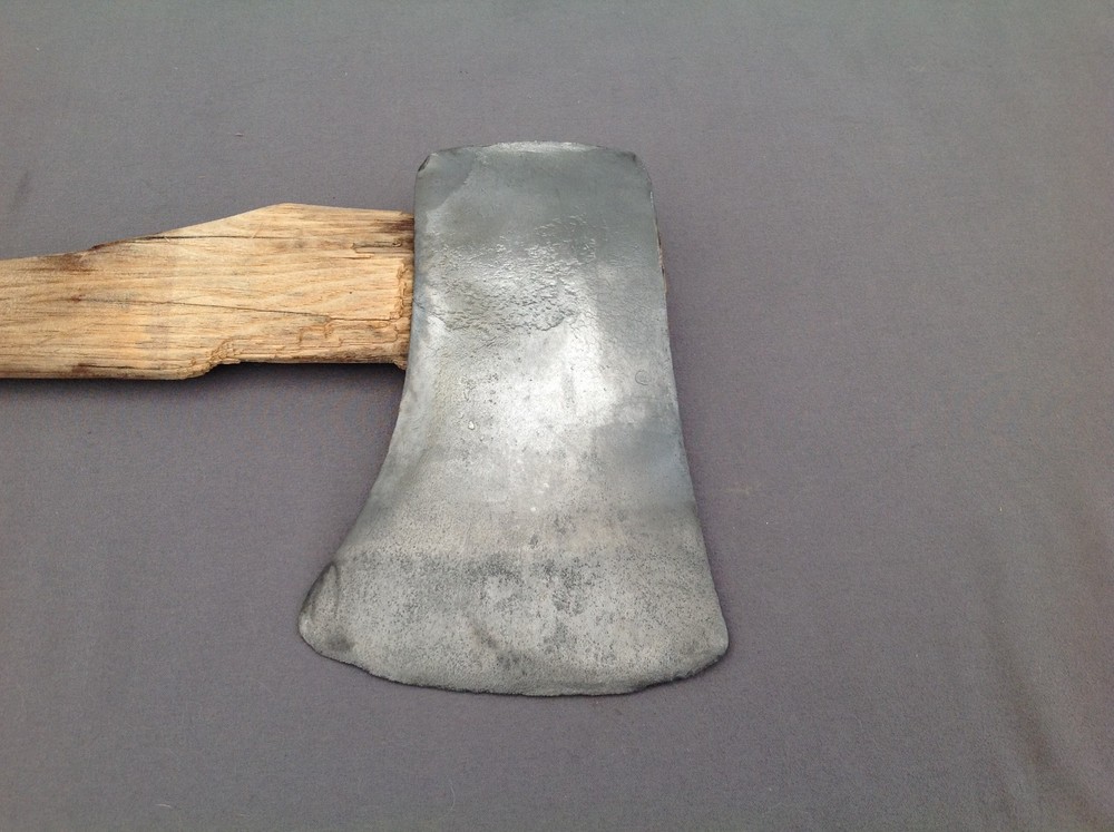 Large Unmarked Single Bit Axe