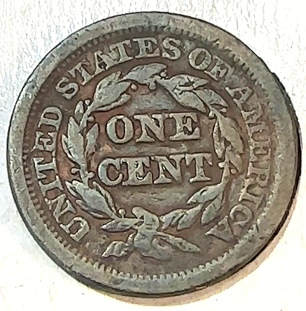 1852 Large Cent Nice Original Fine CHRC