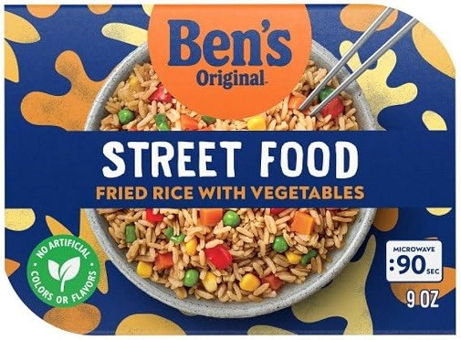 Ben's Original Street Food Fried Rice with Vegetables 3 Pack