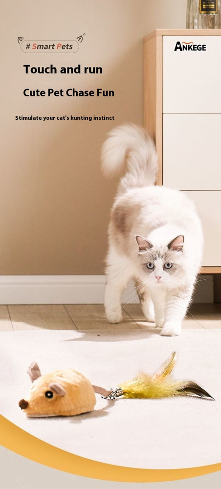 Cat Toy Electric Mouse Simulation Teasing Cat Self-Entertainment Boredom