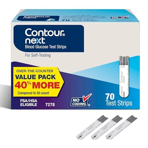 Contour Next Blood Glucose Test Strips 70 Ct
