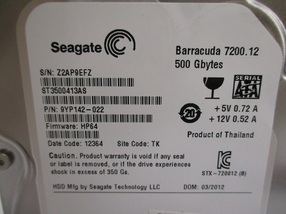SEAGATE 9YP142-022 NSNP