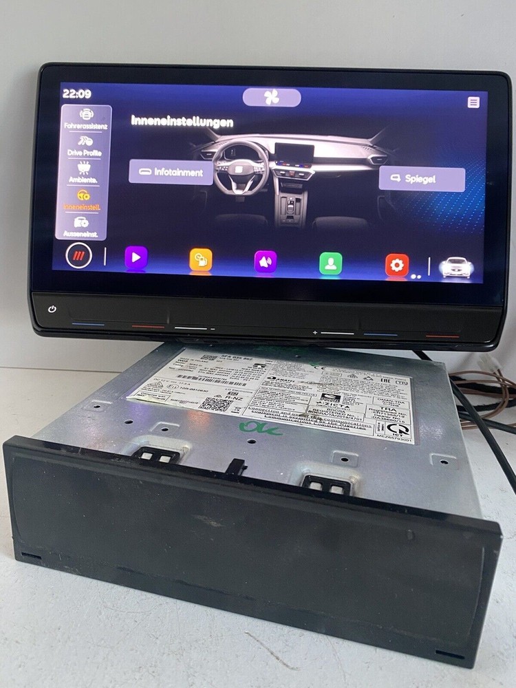 SEAT LEON IV NAVIGATION SAT NAV MIB3 DISPLAY PLUS SCREEN 5FA035862