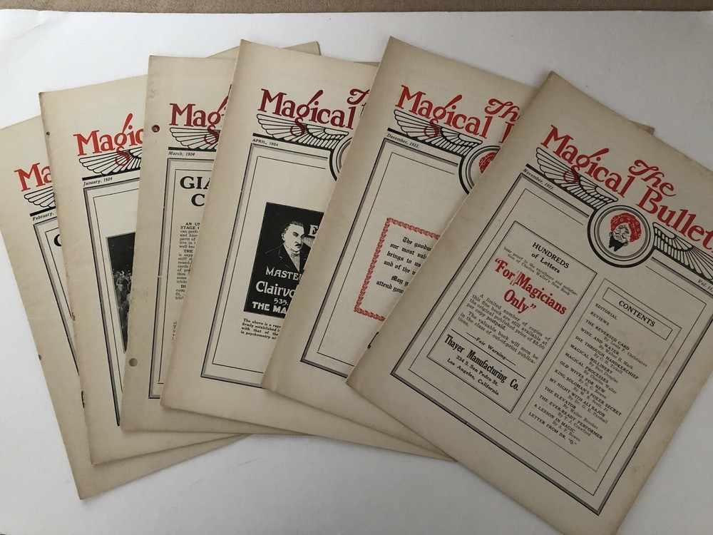 The Magic Bulletin Volume 11 Issues No 1-12 1923