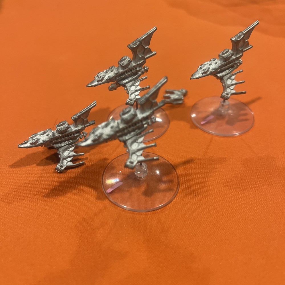 Battlefleet Gothic Eldar Nightshade Destroyer X4 OOP Warhammer Games Workshop