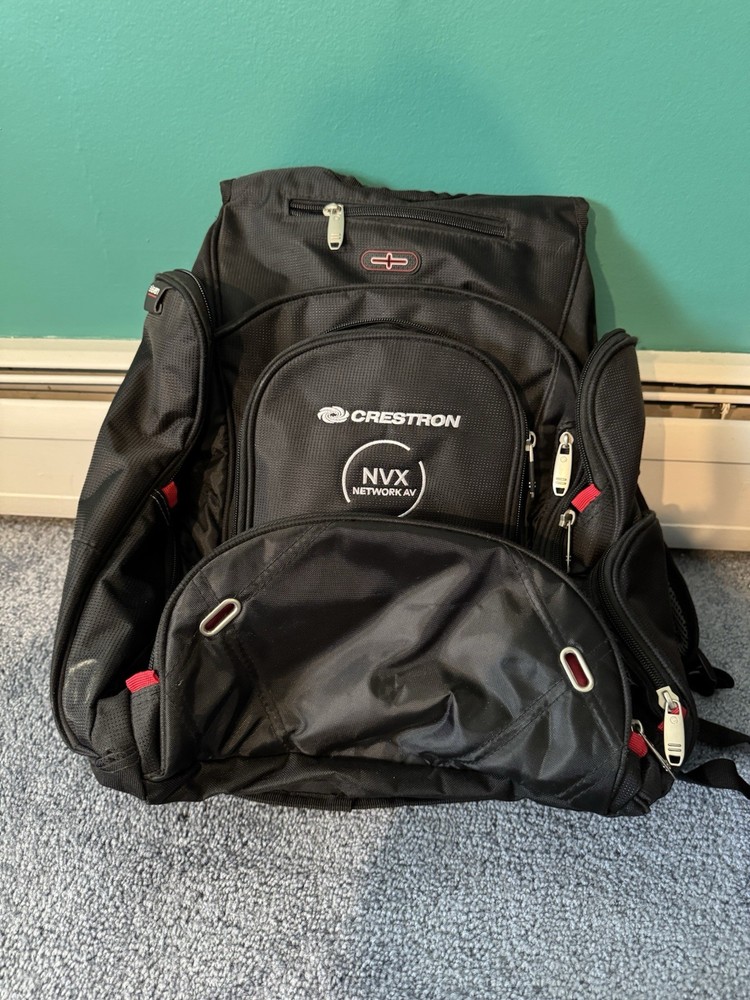 Backpack With Multiple Pockets, Crestron Logo.  New