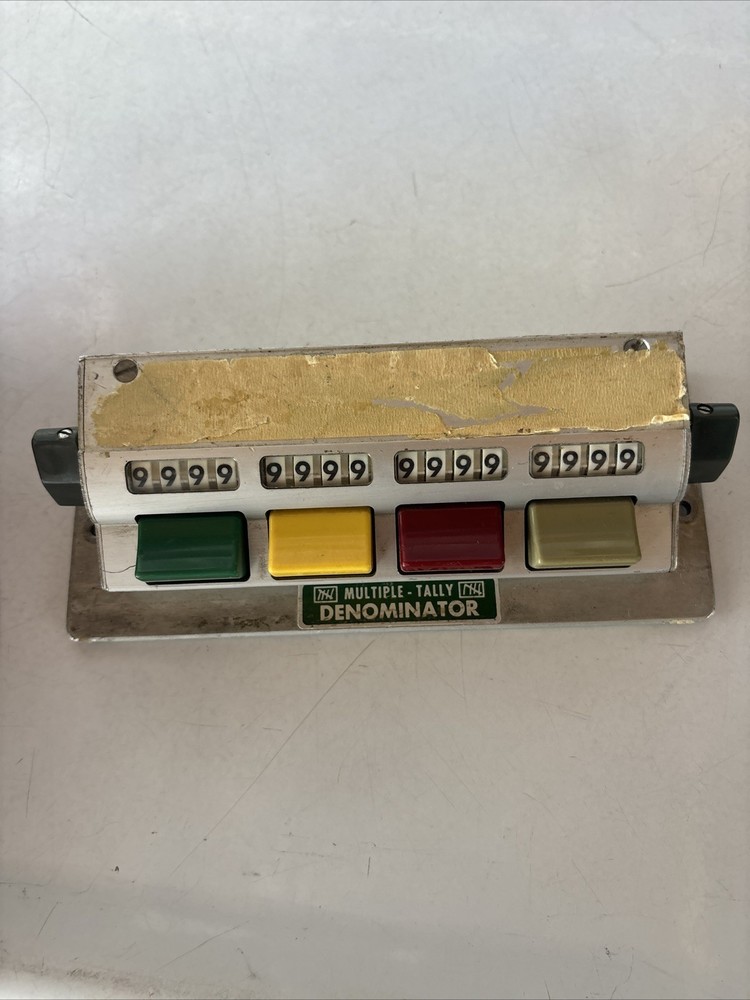 4 Counting Units Multiple Unit Tally Counters