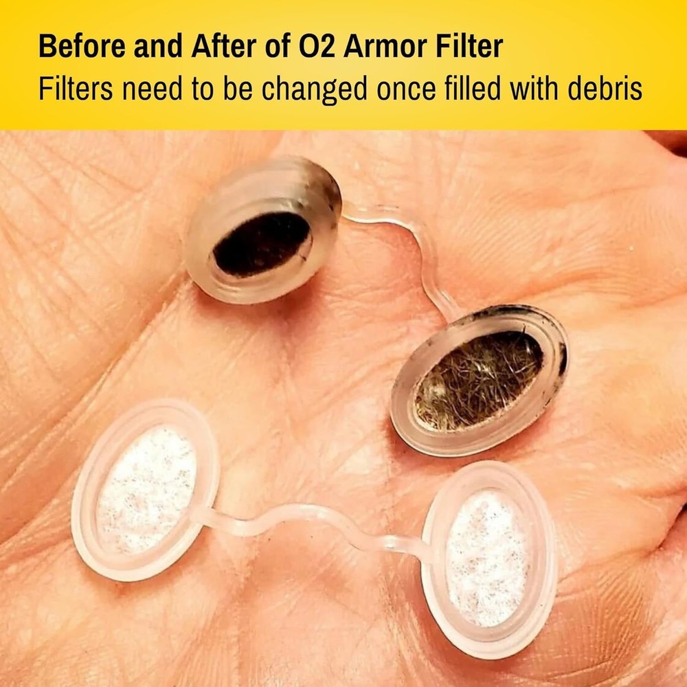 Welding Dust Nose Filter O2 Armor 4 Pack Sample