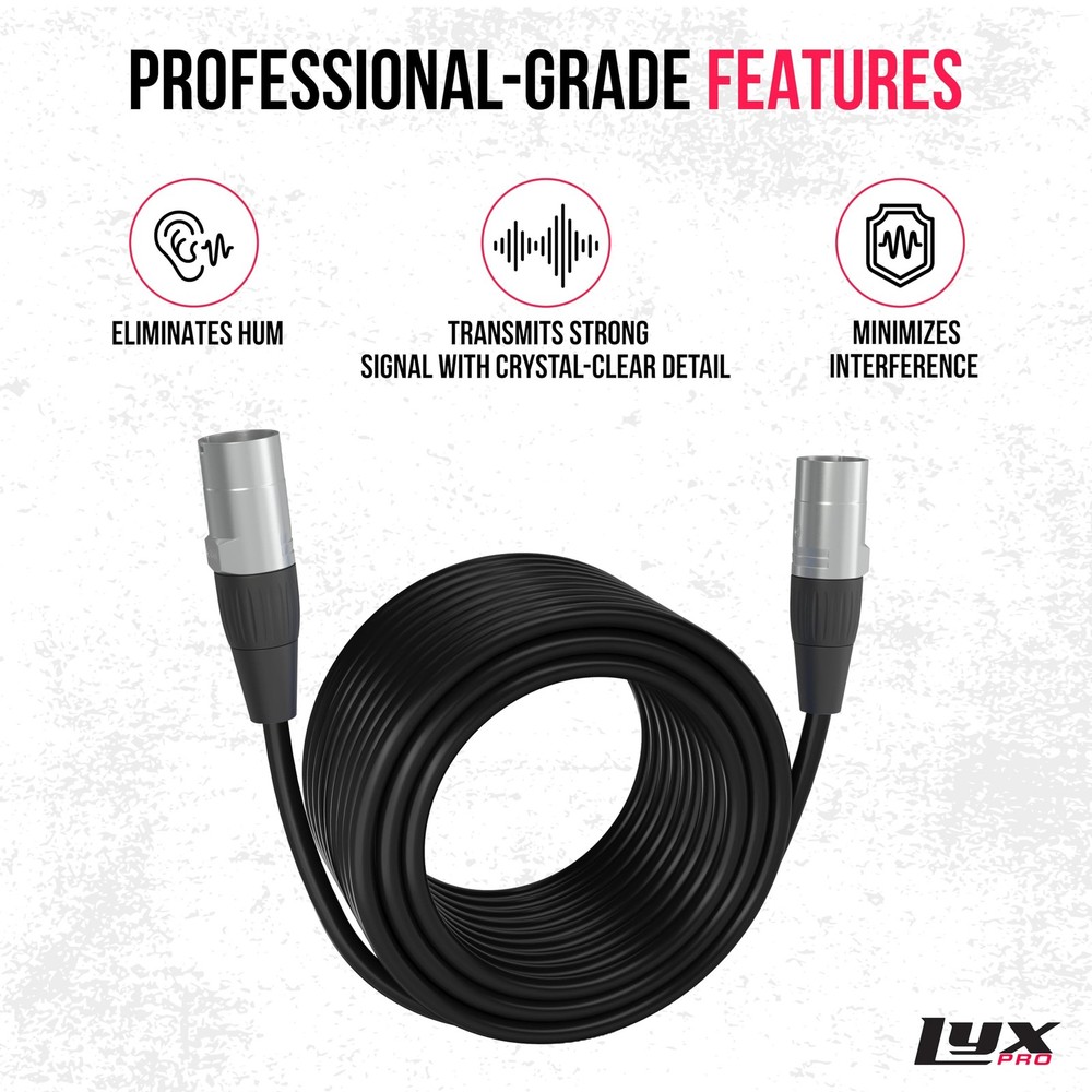 LyxPro 100 Feet Shielded CAT6 Ethercon Cable - Professional Audio & Lighting ...