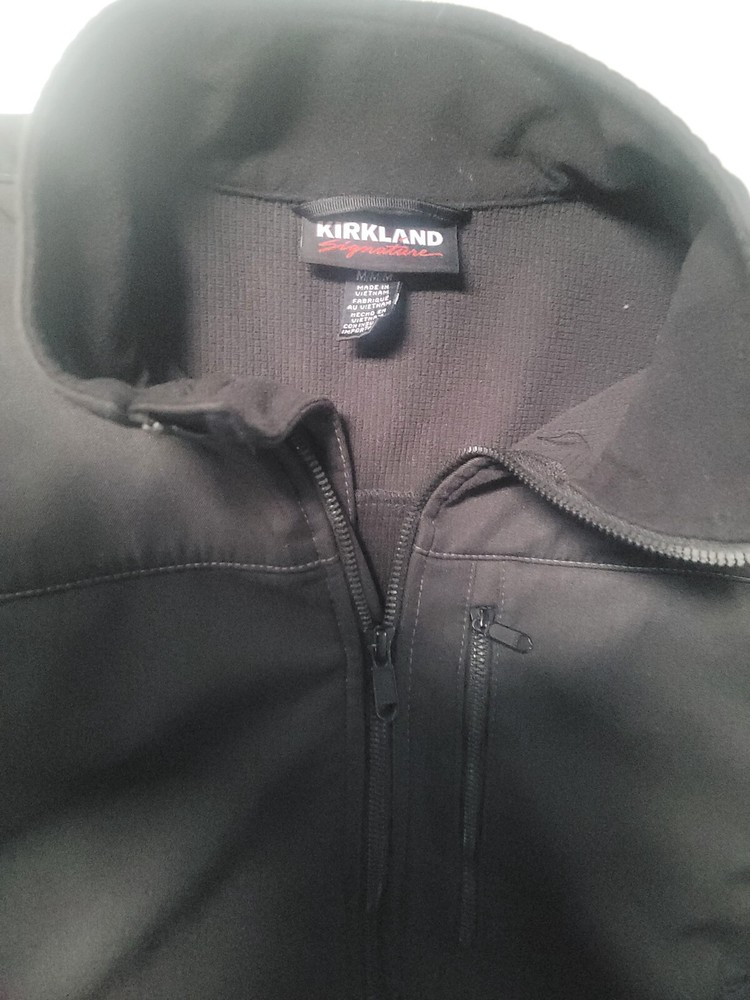 MENS KIRKLAND TRACK TOP JACKET MEDIUM BLACK