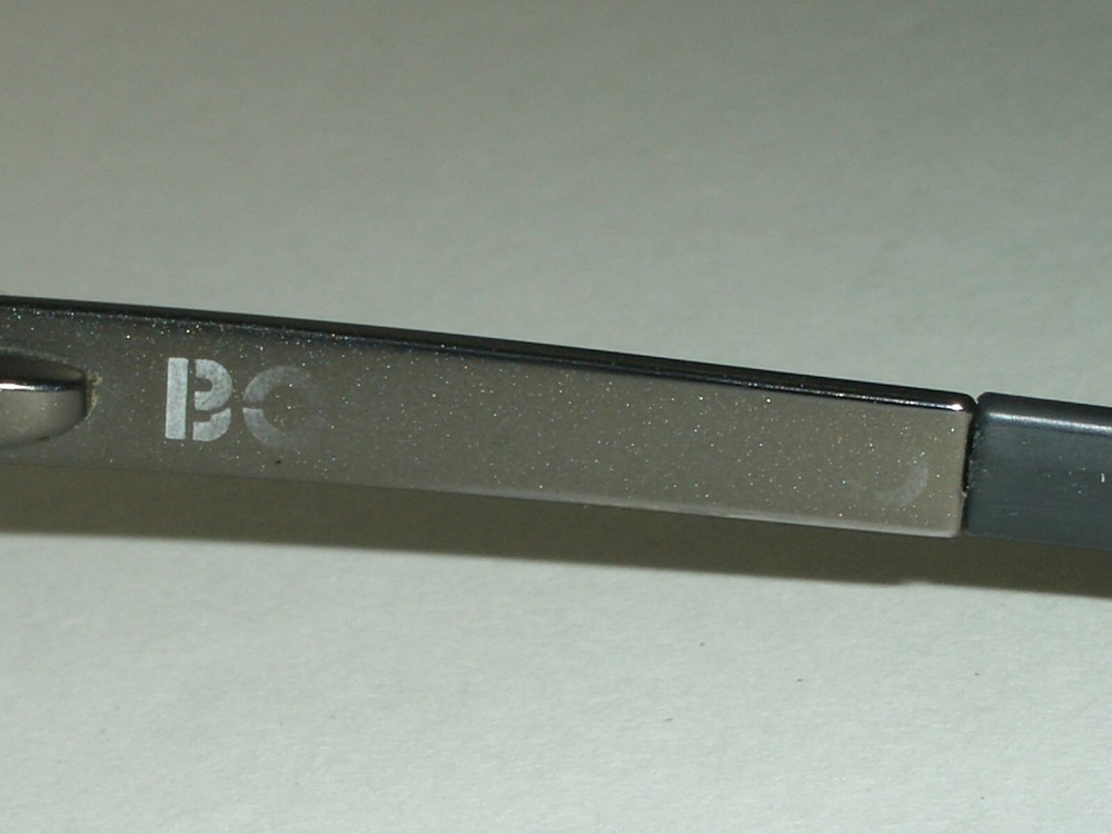 OAKLEY BOOMSTAND 52[]19 PEWTER HALF RIMLESS RECTANGULAR EYEGLASS FRAMES ONLY