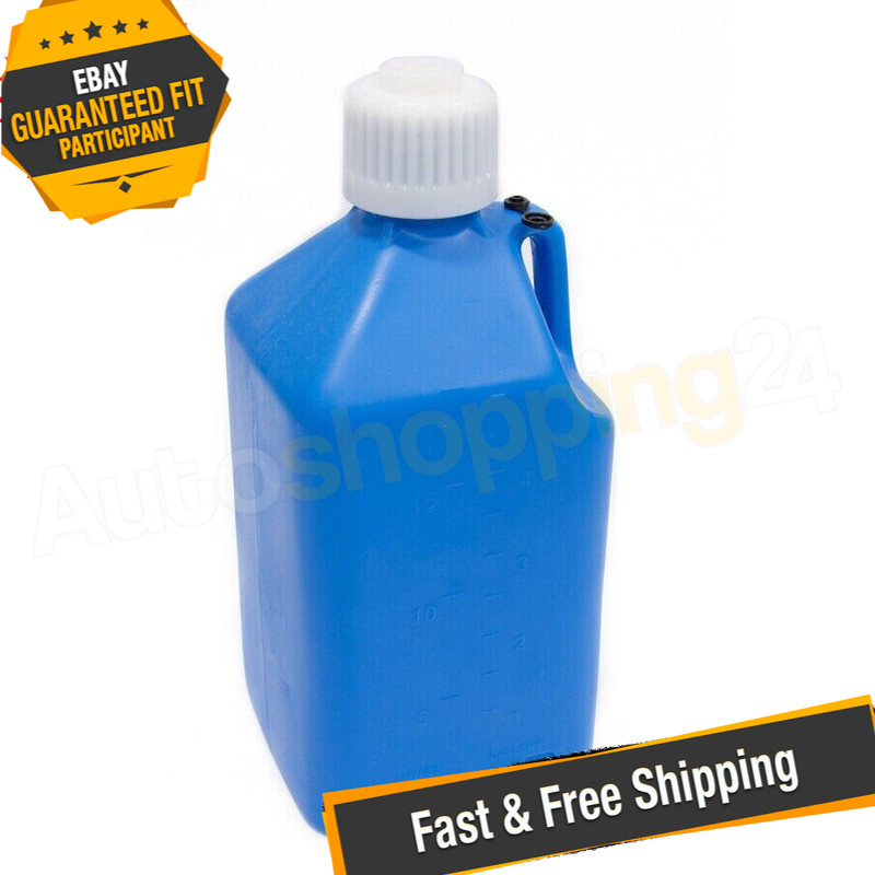 Scribner 2000B Blue Plastic Utility Jug, 5 Gallon