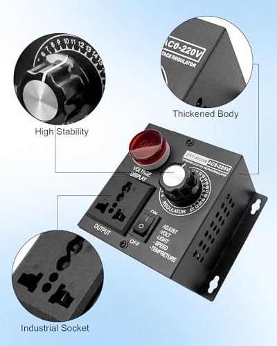AC Motor Variable Speed Controller for Router Fan SCR Voltage Controller