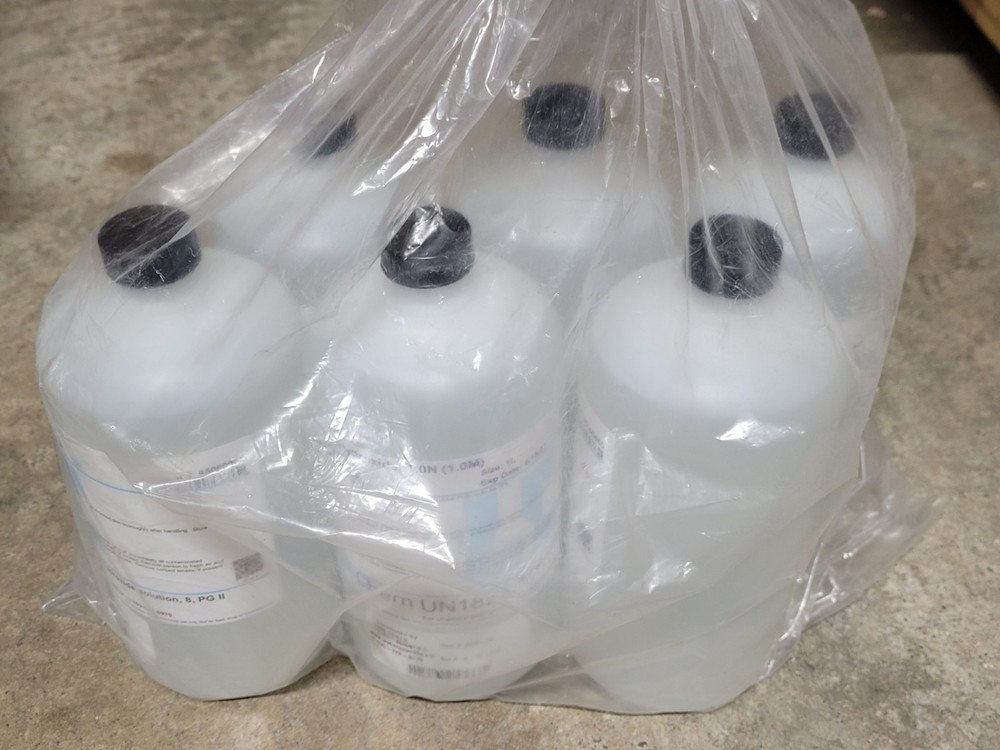 x6 1.0M Sodium Hydroxide Solution, Laboratory Grade, Industrial & Educational...