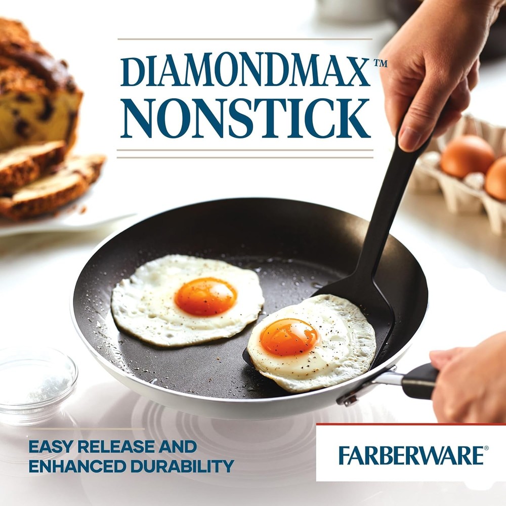 Farberware Cookstart 15-piece DiamondMax Nonstick Cookware Set