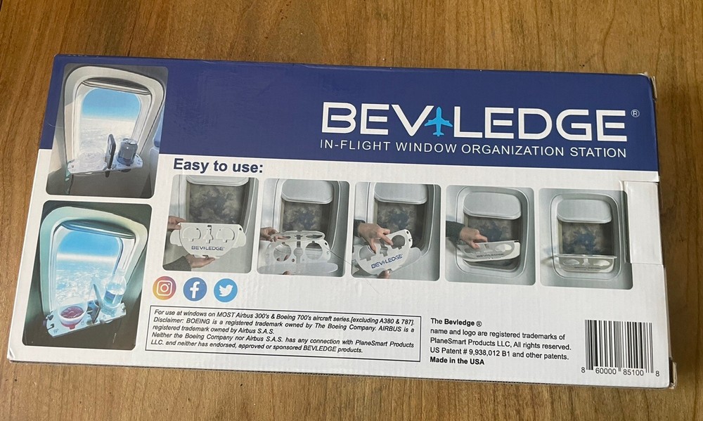BEVLEDGE - In-flight Window Organization Station
