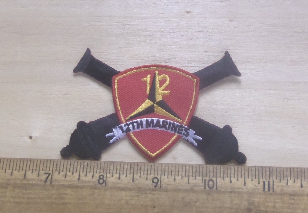 US Marine Corps - 12th Marine Regiment Embroidered Patch