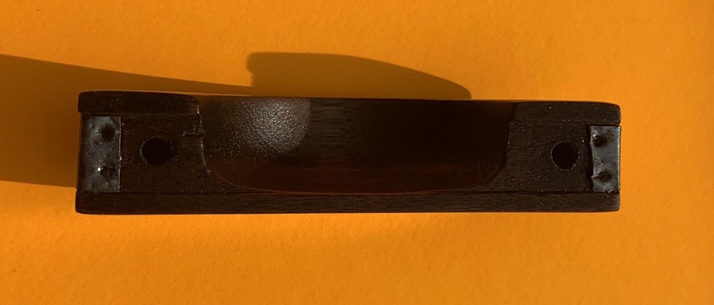 Antique Hardware Walnut Wood Art Deco Drawer Bin Pull Cabinet Handle 3” Centers