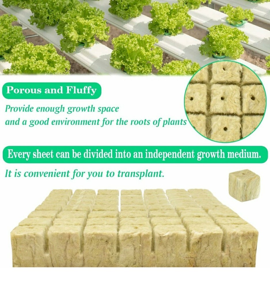 Halatool 1.5" Rockwool Cubes 196 Count