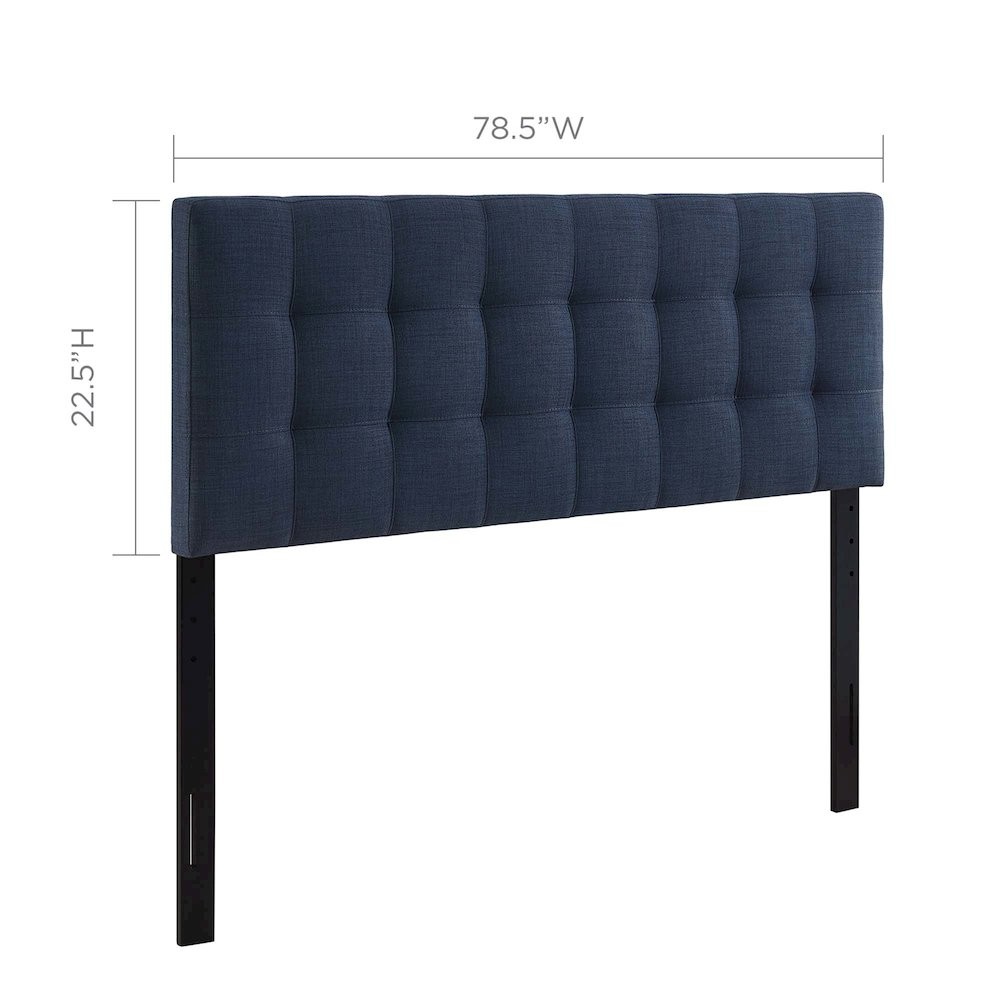 Lily Upholstered Fabric King Headboard