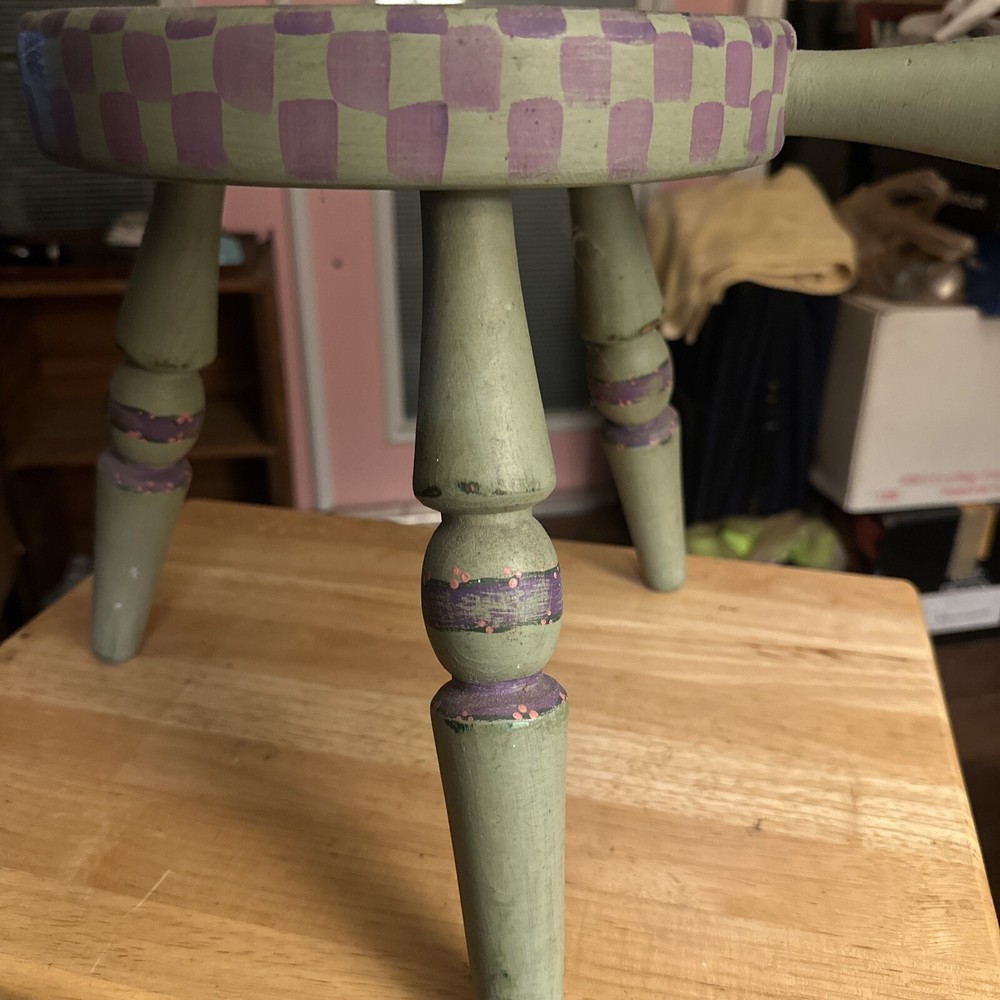 Vintage Tripod Wooden Stool