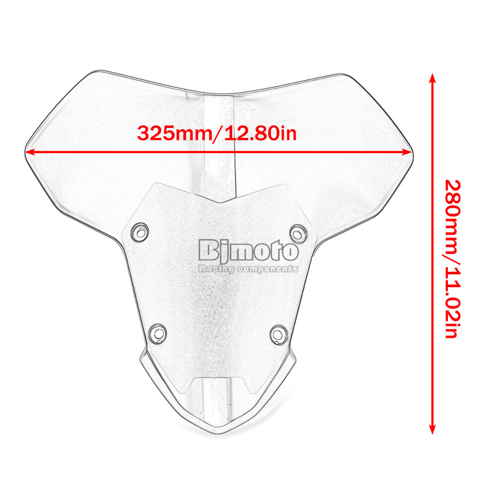 ABS Windshield Windscreen Screen For Kawasaki Z H2 2020-2024 Wind Deflector