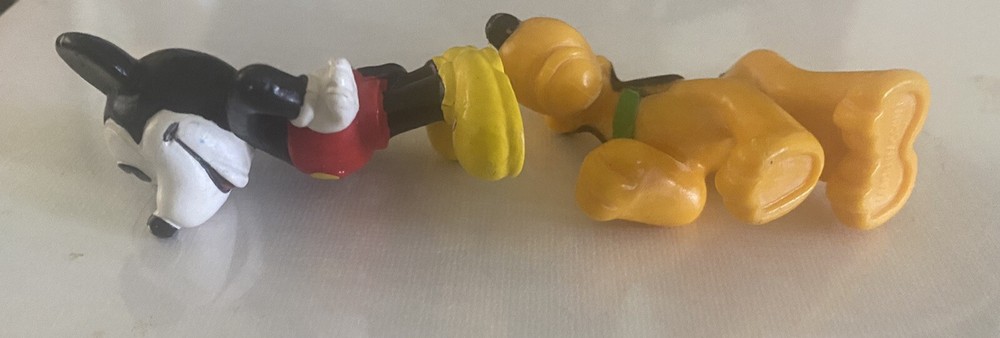 1984 Bully Pie-eyed Mickey Mouse With Additional Pluto figure